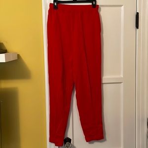 Red Chaus sweatpants